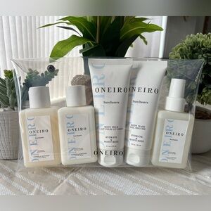 Oneiro $90 retail 5-pc Sunchasers Natural Body Bundle Skin Care Set